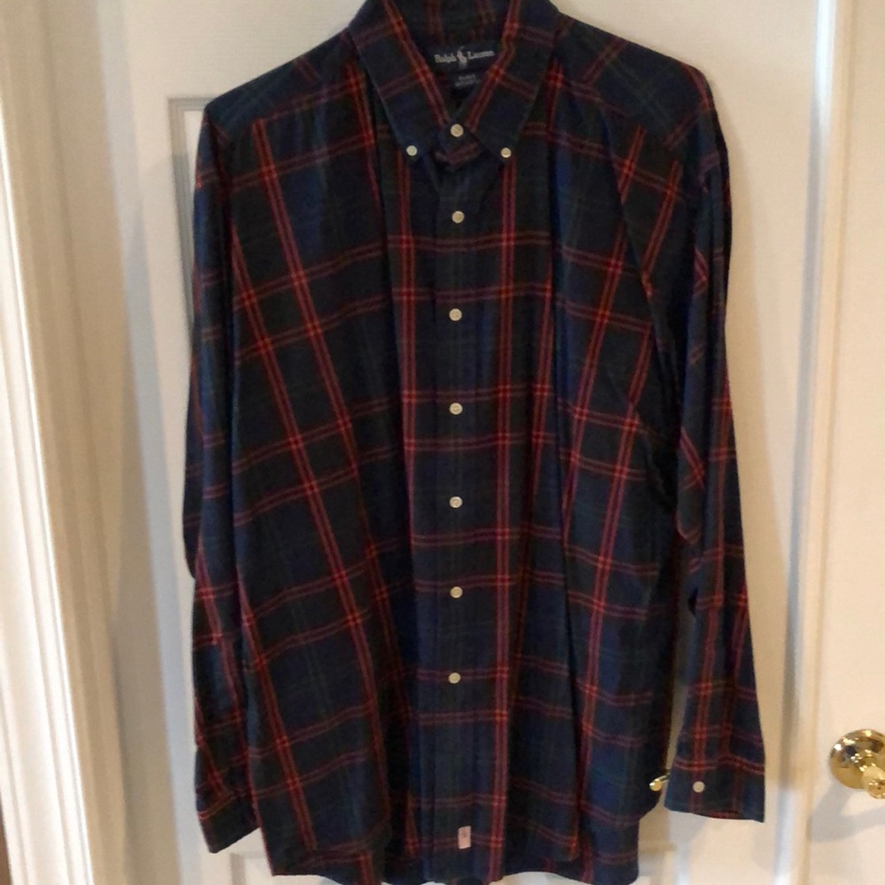 Plaid Ralph Lauren XL dress shirt